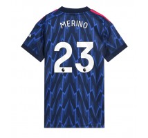 Arsenal Mikel Merino #23 Koszulka Wyjazdowa damskie 2025-26 Krótki Rękaw